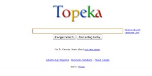 Topeka-Google-Logo Topeka Google Logo 1 Nisan şakası (April fool day)