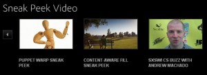 Adobe CS5 Sneak Peak Videolar
