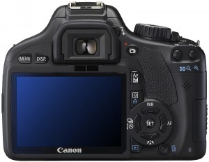 Canon 550d eos slr - back
