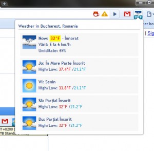 weather extension add-on
